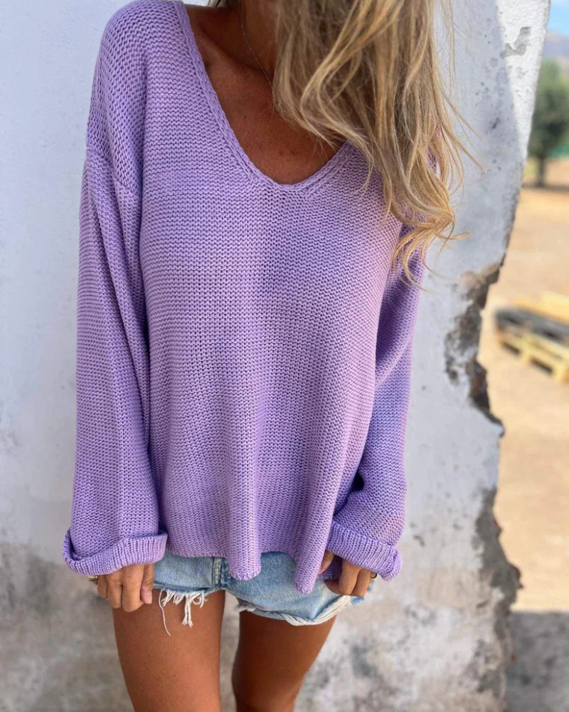 Suéter Feminino de Malha Comfy Karina