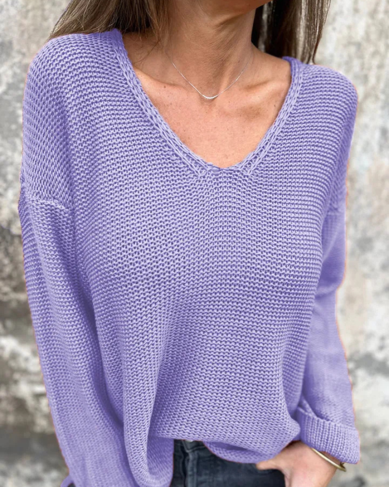Suéter Feminino de Malha Comfy Karina