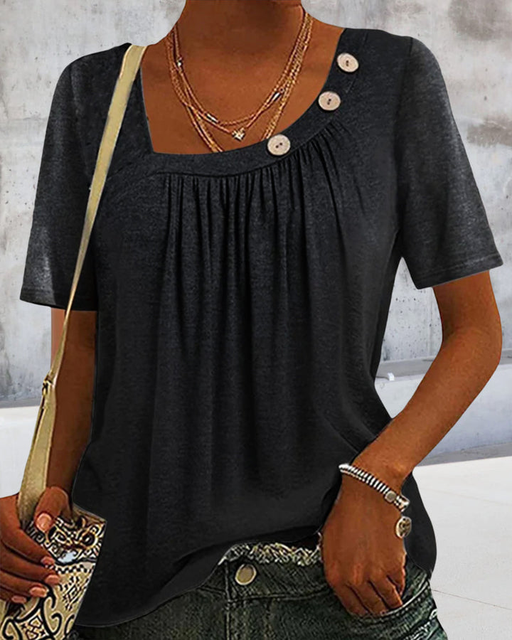 Camiseta cinza confortável de manga curta