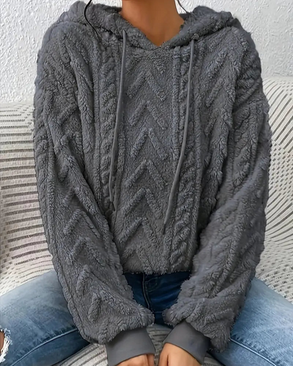 Moletom Sherpa Feminino com Capuz Bia - 5