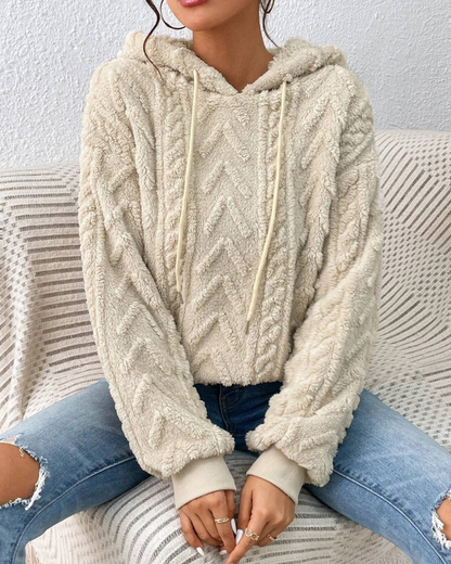 Moletom Sherpa Feminino com Capuz Bia