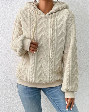 Moletom Sherpa Feminino com Capuz Bia