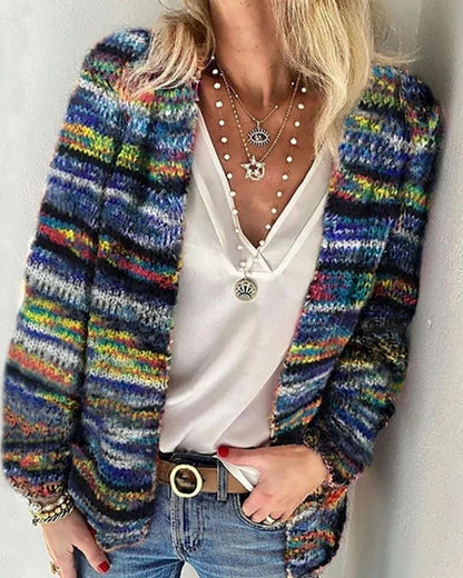 Cardigan Feminino de Tricô Artesanal Jaqueline