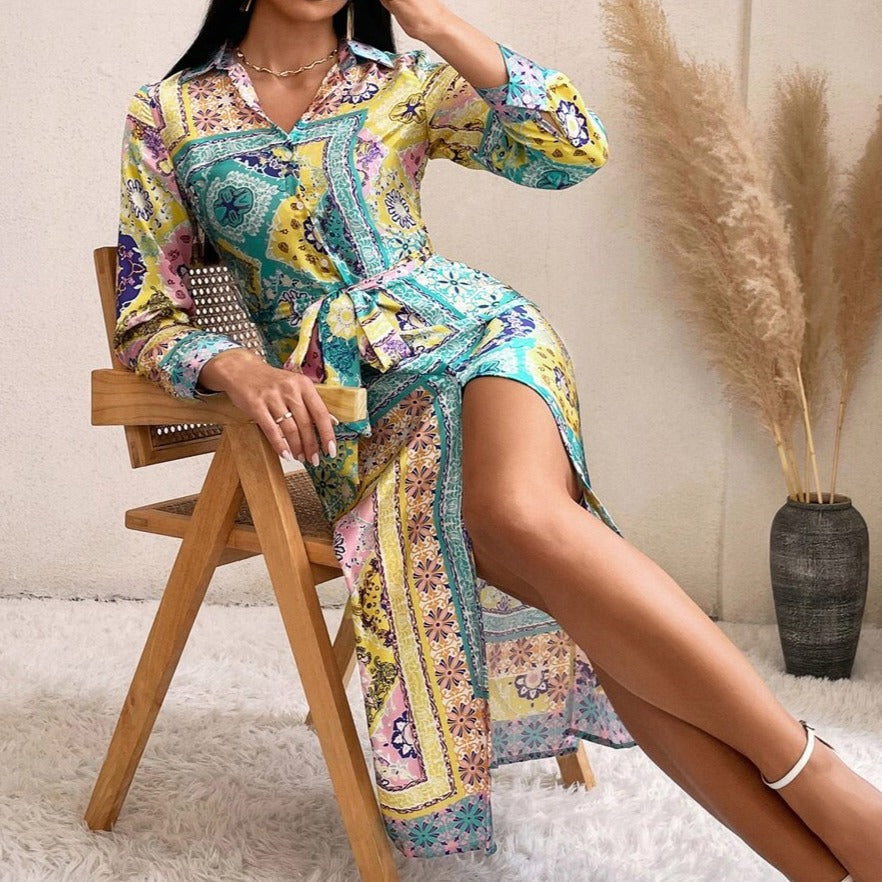 Vestido Feminino Manga Longa Jess