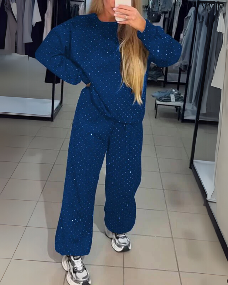 Conjunto Feminino de Moletom Comfy com Brilho Olívia - 7