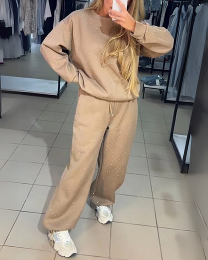 Conjunto Feminino de Moletom Comfy com Brilho Olívia - 4