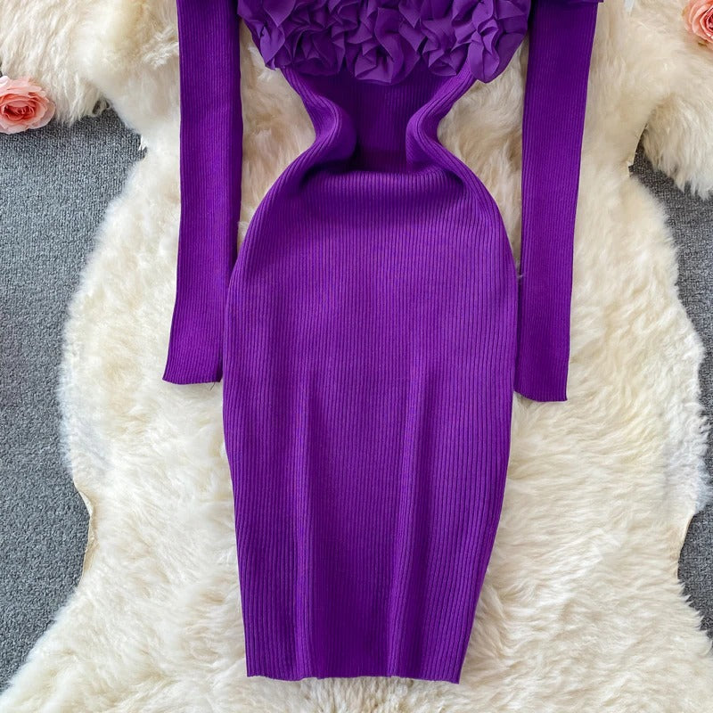 Vestido Feminino de Malha Brenda