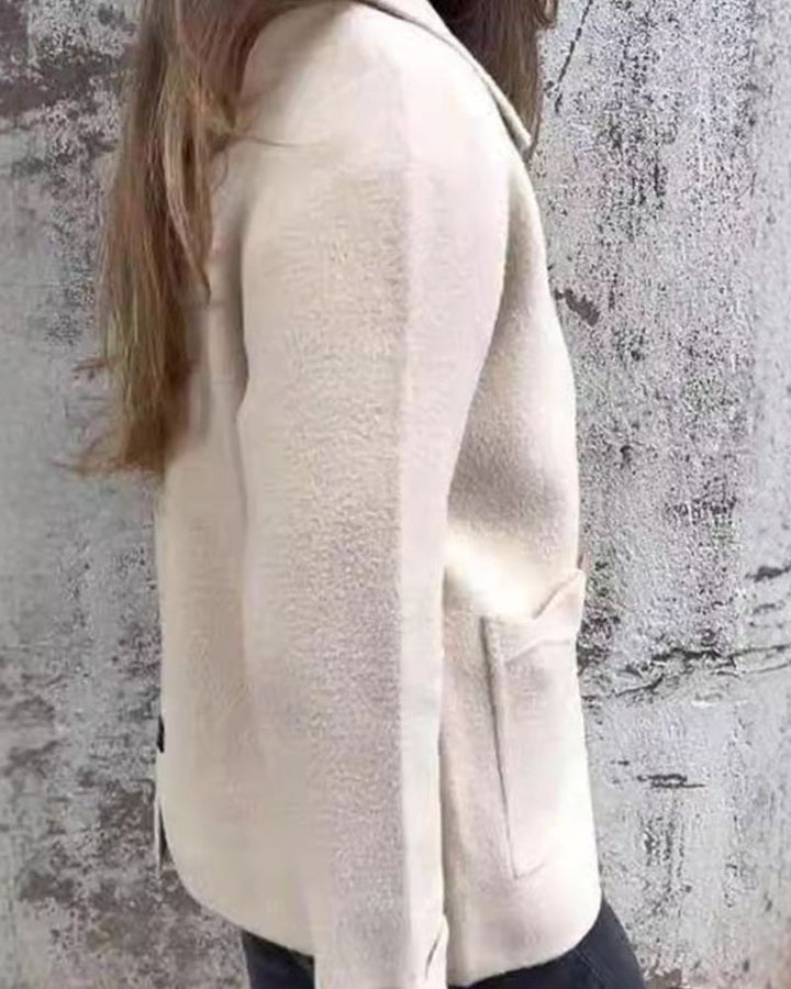 Jaqueta Feminina de Moletom Peluciado Fernanda