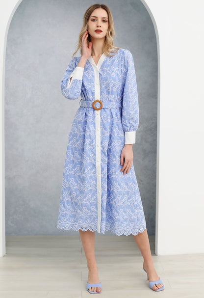 Vestido Feminino Longo Genilha - 4