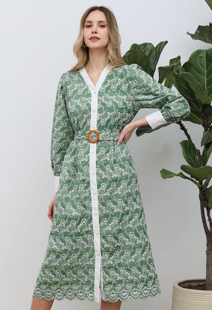 Vestido Feminino Longo Genilha - 9