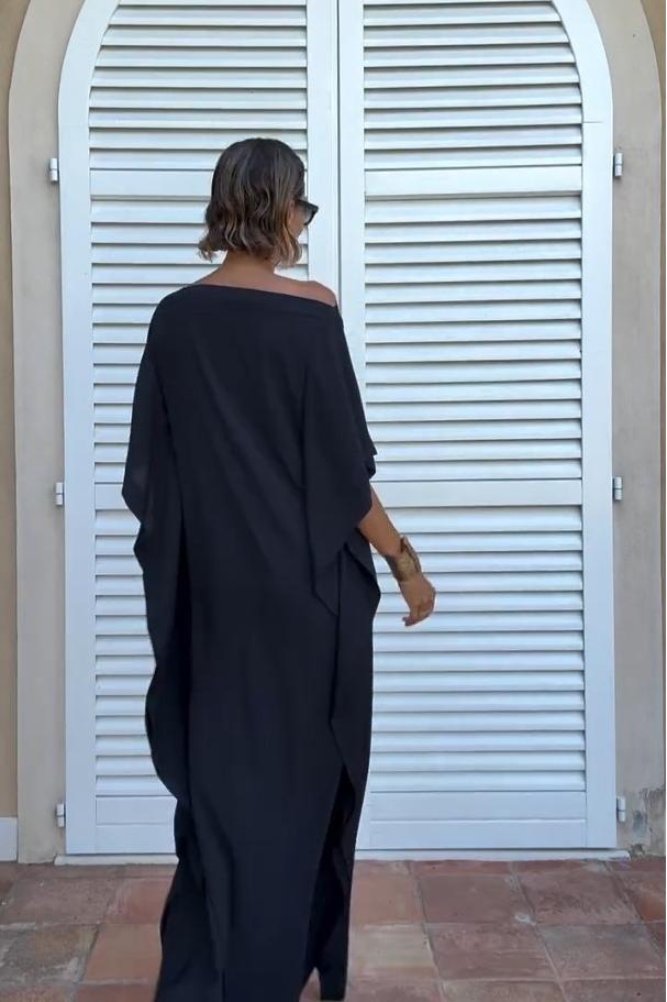 Vestido Assimétrico Leve com Cinto