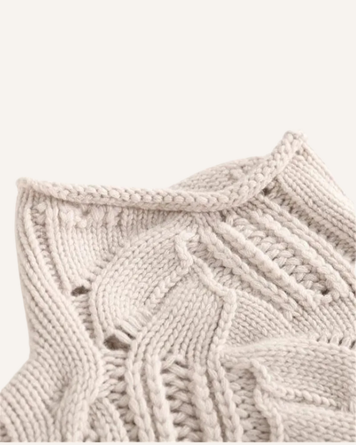 Suéter Feminino de Cashmere Gola Alta Maíra