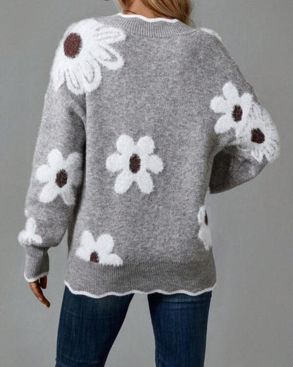 Suéter Feminino Estampa Floral Mariana - 4