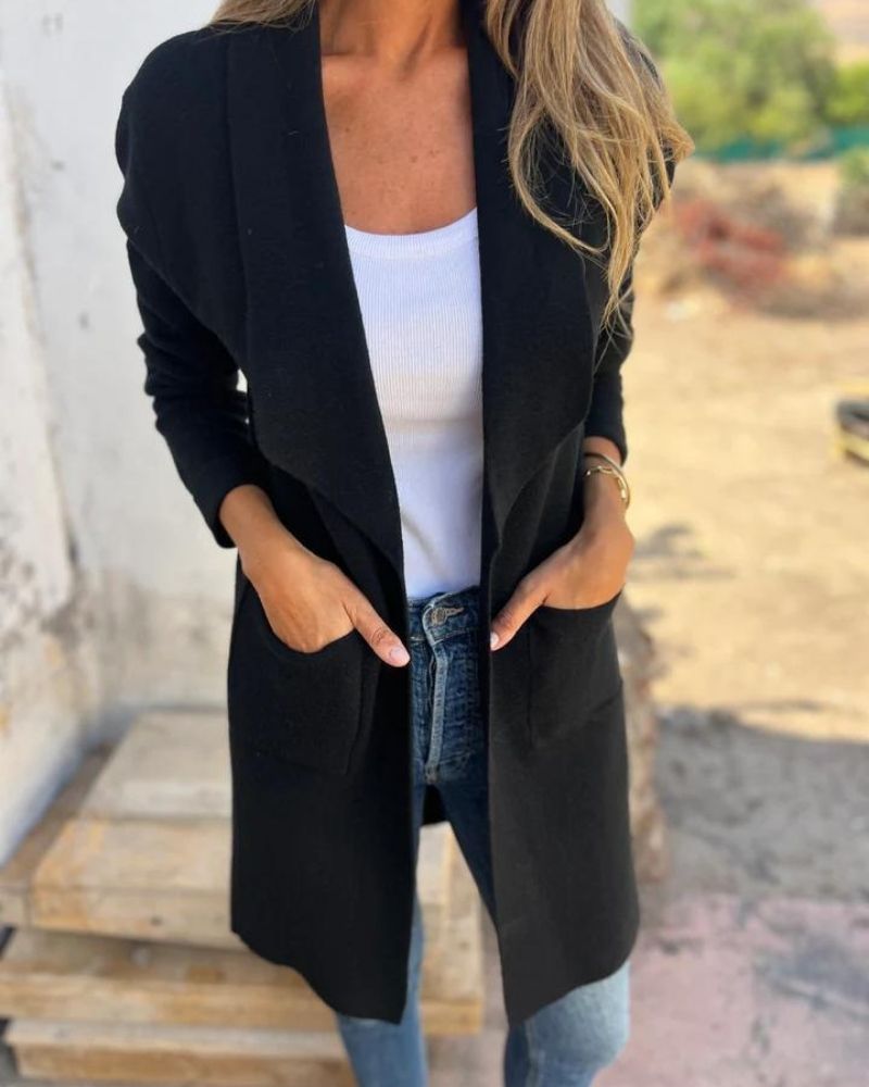 Casaco Feminino Leve Estilo Cardigan Egona - 4
