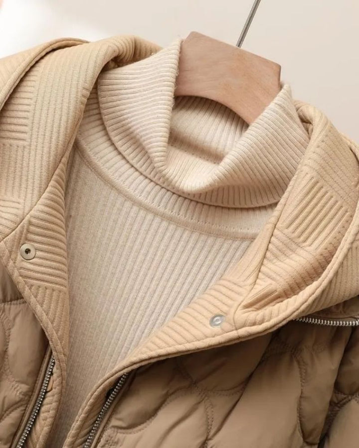 Jaqueta Feminina Acolchoada com Capuz Berta