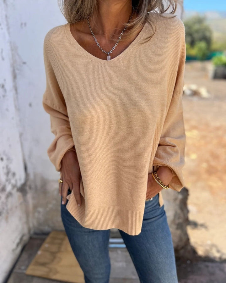 Blusa Feminina Básica com Decote V