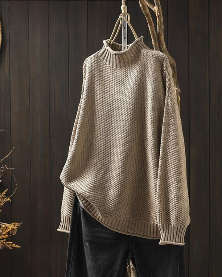 Suéter Feminino Oversized de Tricô Zilá