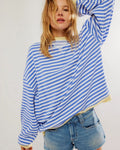 Blusa Listrado Oversized Rebeca