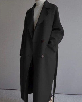 Sobretudo Feminino Alongado em Lã Elegante Letícia