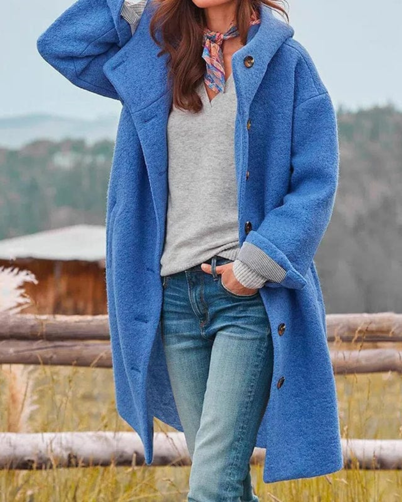 Casaco Oversized Feminino com Capuz Dena