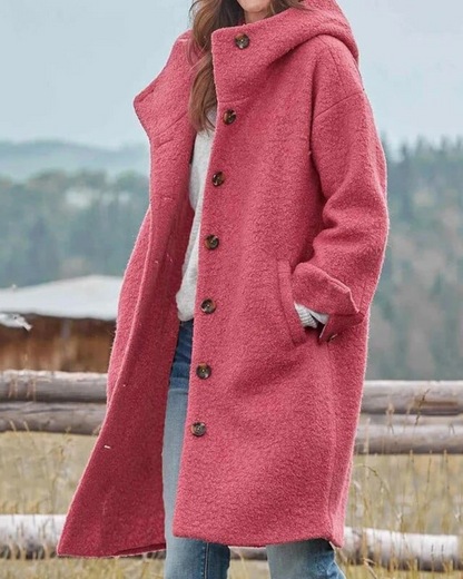 Casaco Oversized Feminino com Capuz Dena