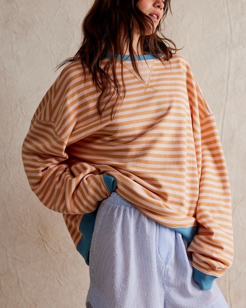 Blusa Listrado Oversized Rebeca