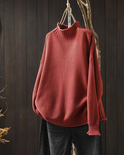 Suéter Feminino Oversized de Tricô Zilá - 7
