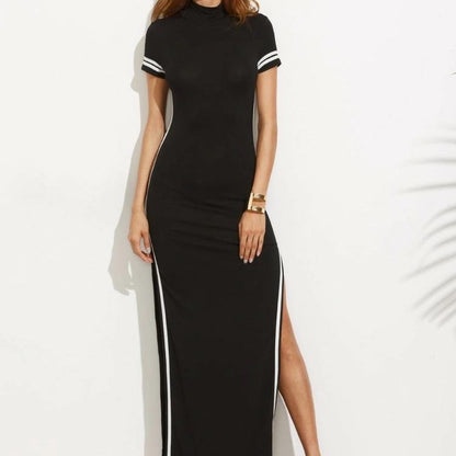 Vestido Feminino Mid Fenda Liliane