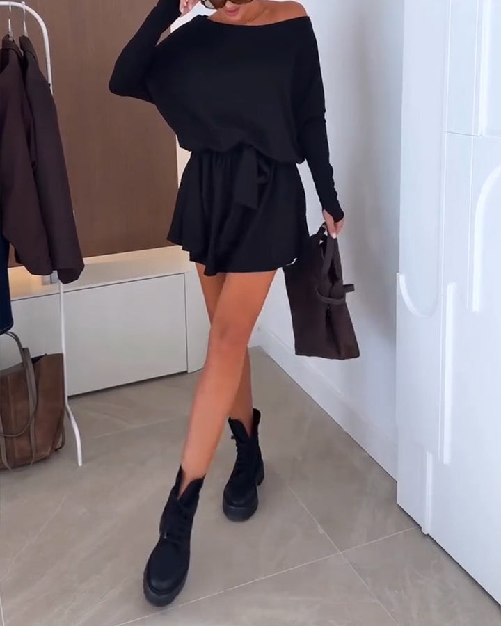 Vestido Mid Decote Ombros a Ombro Mia