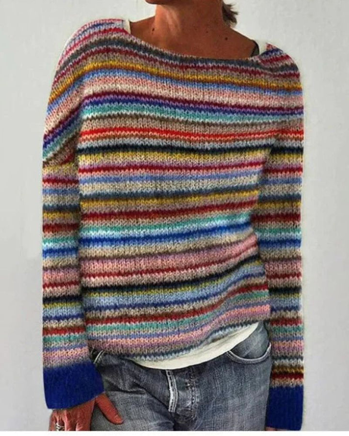 Suéter Feminino de Tricô Estilo Boho Fabíola