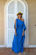 Vestido Assimétrico Leve com Cinto