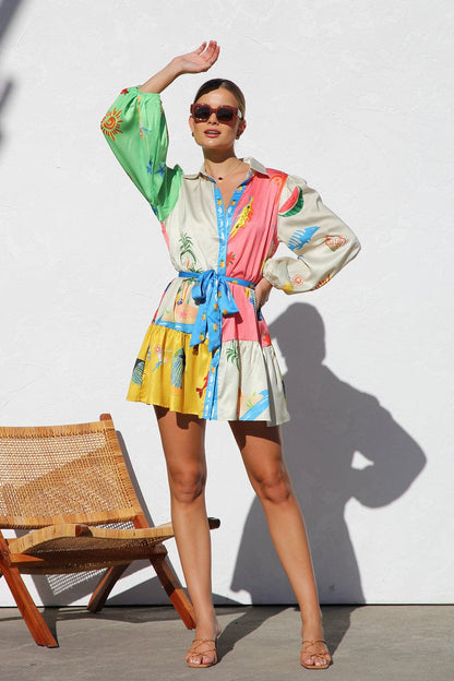 Vestido Feminino de Botão Candice - 2