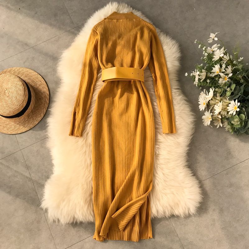 Vestido Feminino Gola Alta Cintia