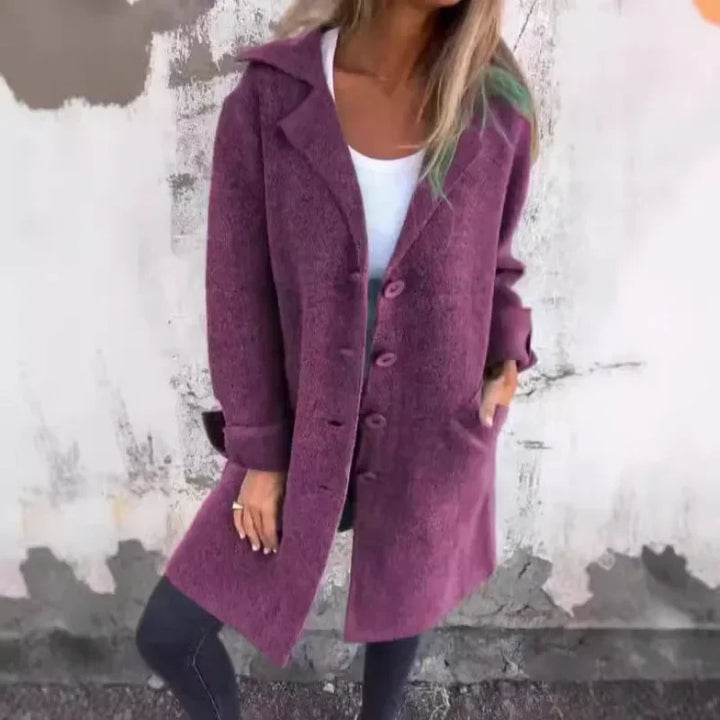 Cardigan Feminino Longo Mary de Botão