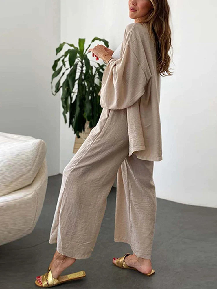 Conjunto Feminino Kimono Calça Comfy - 5