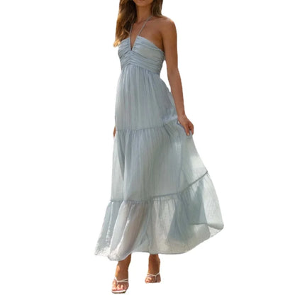 Vestido Feminino Longo Frente Única Floral Chiffon - 9