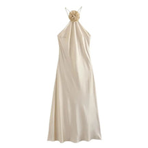 Vestido Feminino Longo Frente Única Liso