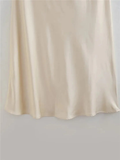 Vestido Feminino Longo Frente Única Liso - 5