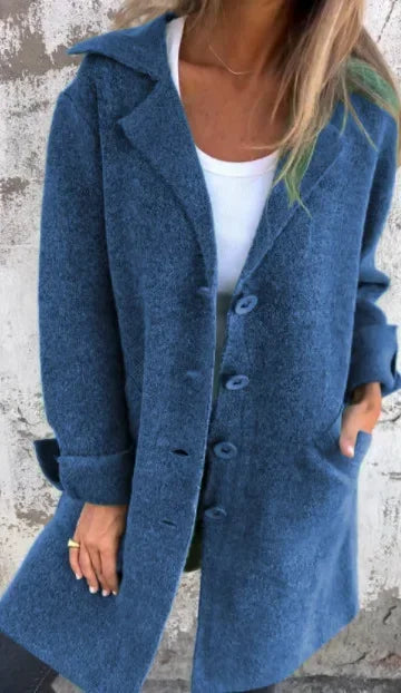 Cardigan Feminino Longo Mary de Botão