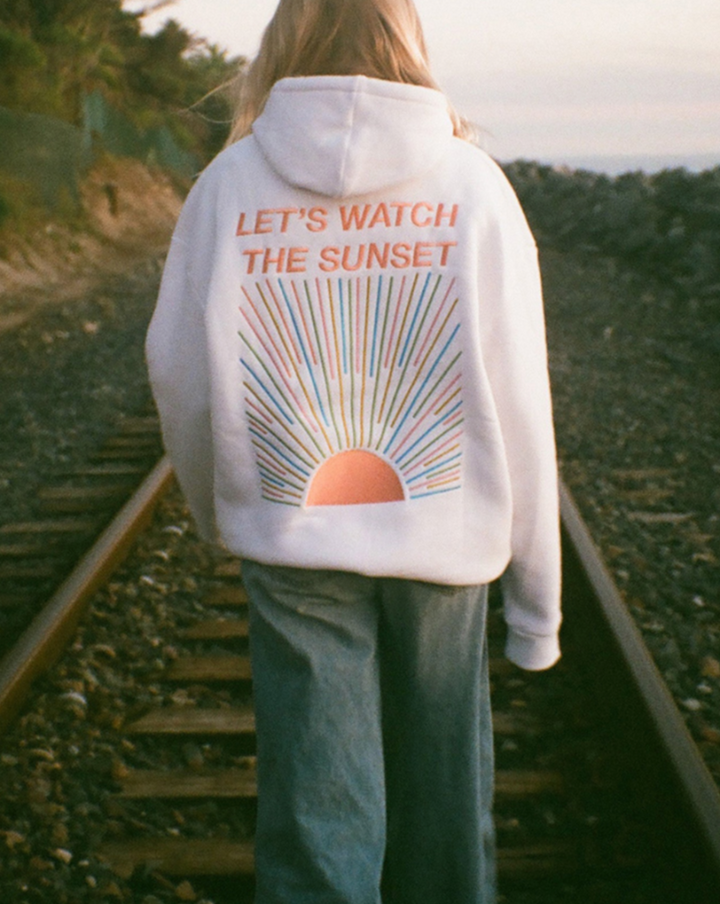 Moletom com Capuz 'Let's Watch the Sunset' Lívia