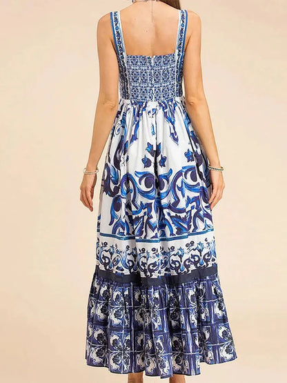 Vestido Feminino Longo Estampado - 5