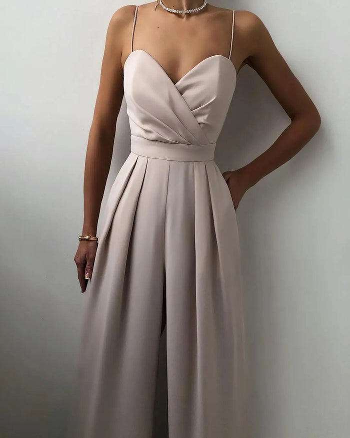 Macacão de Alfaiataria em Chiffon