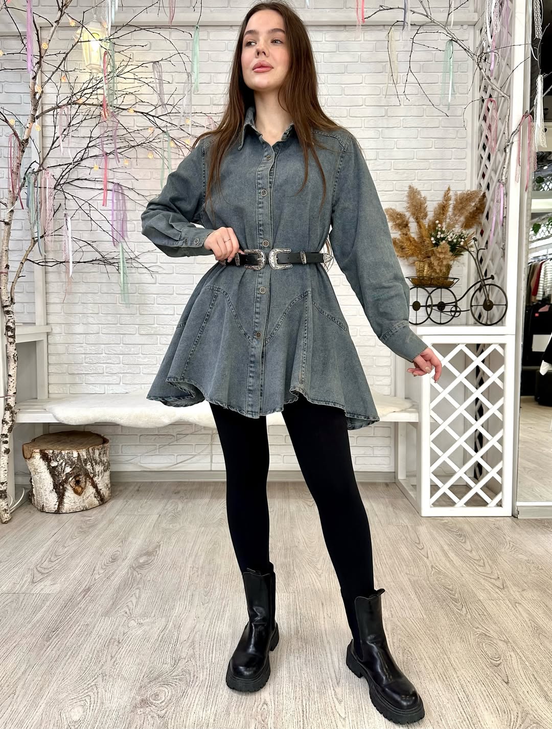Vestido Feminino Jeans Kendi - 10