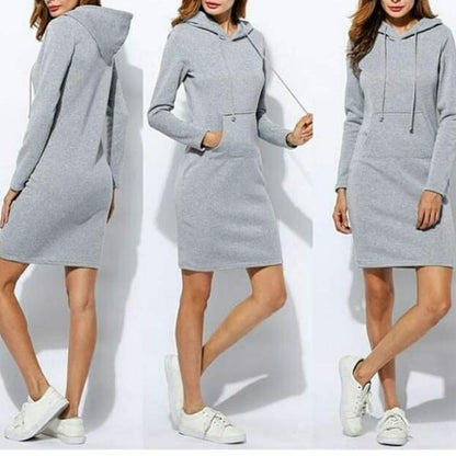 Vestido Feminino com Capuz Ellen