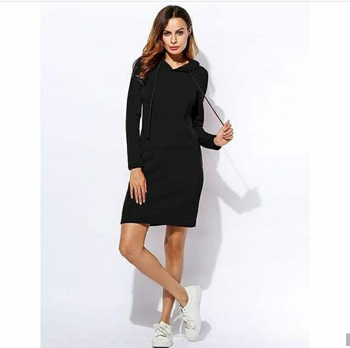 Vestido Feminino com Capuz Ellen