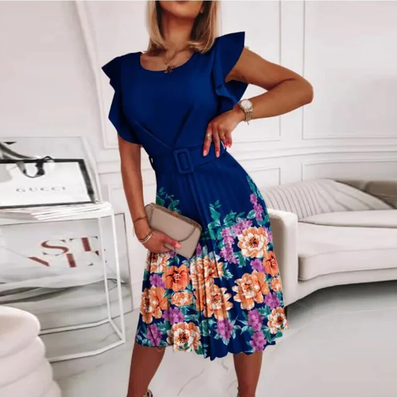 Vestido Feminino com Cinto Ariane