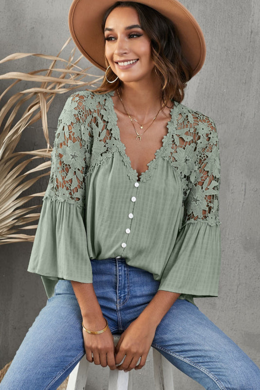 Blusa Feminina Costas E Ombros Em Renda 003