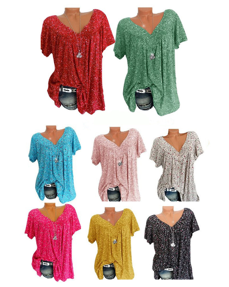 Camiseta Estampada Feminina Soltinha