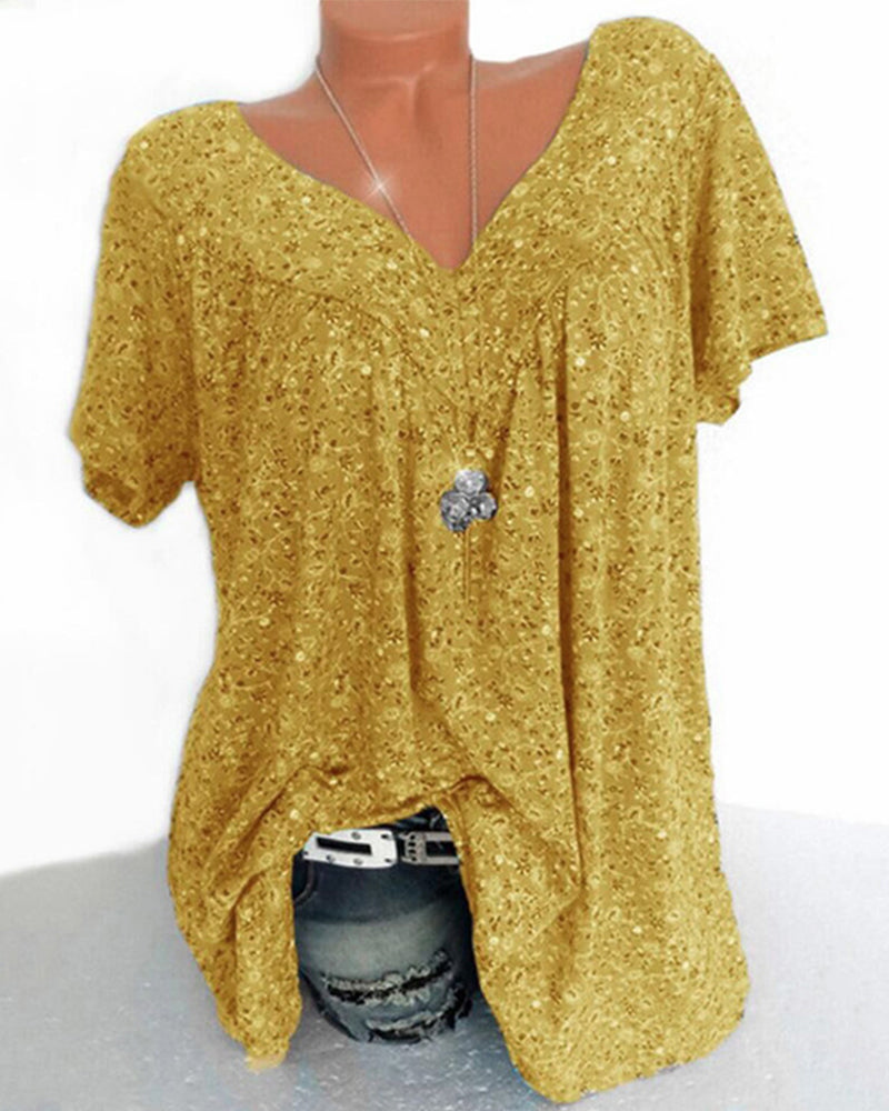 Camiseta Estampada Feminina Soltinha