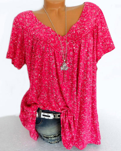 Camiseta Estampada Feminina Soltinha